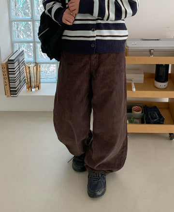 Hoville Corduroy Wide Pants